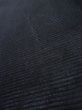 Photo7: K0708C Used Japanese   Black HAORI short jacket / Silk.    (Grade C) (7)