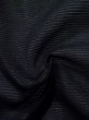 Photo9: K0708C Used Japanese   Black HAORI short jacket / Silk.    (Grade C) (9)