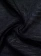 Photo10: K0708C Used Japanese   Black HAORI short jacket / Silk.    (Grade C) (10)