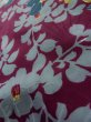 Photo11: K0712K Used Japanese   Purple HAORI short jacket / Silk. Peony,   (Grade B) (11)