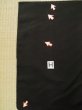 Photo30: K0712S Used Japanese Mens Deep Brown HAORI short jacket / Silk.(Grade D) (30)