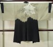 Photo3: K0713C Used Japanese Mens Black HAORI short jacket / Silk.    (Grade C) (3)