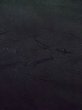 Photo7: K0714G Used Japanese   Black HAORI short jacket / Silk.  pine needles patterns  (Grade C) (7)