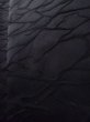 Photo11: K0714H Used Japanese   Black HAORI short jacket / Silk.    (Grade A) (11)