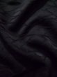 Photo12: K0714H Used Japanese   Black HAORI short jacket / Silk.    (Grade A) (12)