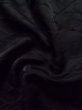 Photo13: K0714H Used Japanese   Black HAORI short jacket / Silk.    (Grade A) (13)