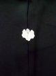 Photo3: K0714L Used Japanese   Black HAORI short jacket / Silk.    (Grade B) (3)