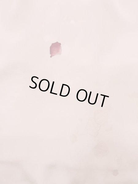 Photo3: K0714U Used Japanese Pale Light Pink MICHIYUKI outer coat / Silk. Abstract pattern   (Grade C) (3)