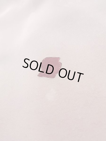 Photo8: K0714U Used Japanese Pale Light Pink MICHIYUKI outer coat / Silk. Abstract pattern   (Grade C) (8)