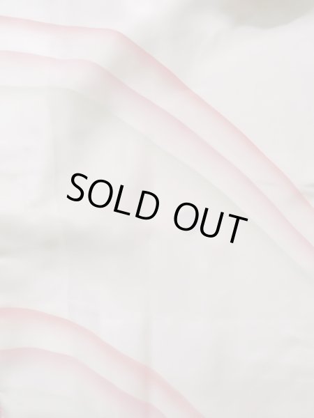 Photo13: K0714U Used Japanese Pale Light Pink MICHIYUKI outer coat / Silk. Abstract pattern   (Grade C) (13)