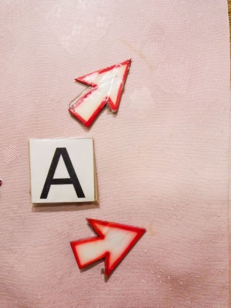 Photo15: K0714U Used Japanese Pale Light Pink MICHIYUKI outer coat / Silk. Abstract pattern   (Grade C) (15)