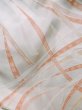 Photo13: Mint K0714Y Used Japanese Deep  Orange MICHIYUKI outer coat / Silk. Abstract pattern   (Grade A+) (13)