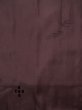 Photo3: K0714Z Used Japanese Smoky  Purple MICHIYUKI outer coat / Silk. Abstract pattern,   (Grade C) (3)