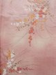 Photo3: K0728H Used Japanese Light  Pink KOMON dyed / Synthetic. Flower,   (Grade D) (3)