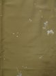 Photo4: K0728K Used Japanese Pale  Brown KOMON dyed / Synthetic. Flower,   (Grade C) (4)