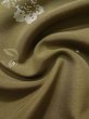 Photo11: K0728K Used Japanese Pale  Brown KOMON dyed / Synthetic. Flower,   (Grade C) (11)