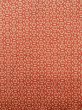 Photo6: K0728P Used Japanese   Red KOMON dyed / Silk. Wave,   (Grade B) (6)