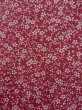 Photo5: Mint K0728S Used Japanese Reddish  Purple KOMON dyed / Silk. Flower,   (Grade A) (5)