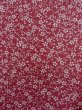 Photo6: Mint K0728S Used Japanese Reddish  Purple KOMON dyed / Silk. Flower,   (Grade A) (6)