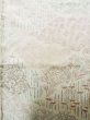 Photo4: K0804C Used Japanese   White KOMON dyed / Silk. Flower,   (Grade D) (4)