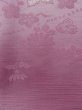 Photo7: K0804R Used Japanese Pale Light Purple KOMON dyed / Synthetic. Flower Base woven pattern: strips  (Grade B) (7)