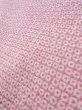 Photo7: K0804V Used Japanese Pale Heather Pink KOMON dyed / Silk. Dapple pattern   (Grade C) (7)