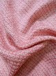 Photo9: K0804V Used Japanese Pale Heather Pink KOMON dyed / Silk. Dapple pattern   (Grade C) (9)
