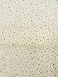 Photo7: K0818K Used Japanese   Off White KOMON dyed / Silk. Flower,   (Grade C) (7)