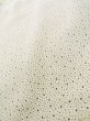 Photo10: K0818K Used Japanese   Off White KOMON dyed / Silk. Flower,   (Grade C) (10)