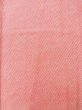 Photo3: K0818O Used Japanese Pale  Vermilion KOMON dyed / Silk. Dapple pattern   (Grade B) (3)