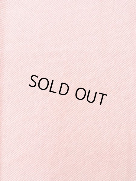 Photo3: K0818O Used Japanese Pale  Vermilion KOMON dyed / Silk. Dapple pattern   (Grade B) (3)