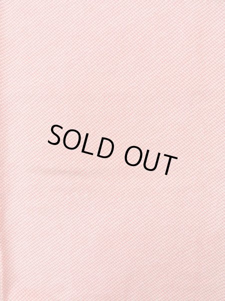 Photo4: K0818O Used Japanese Pale  Vermilion KOMON dyed / Silk. Dapple pattern   (Grade B) (4)