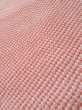 Photo7: K0818O Used Japanese Pale  Vermilion KOMON dyed / Silk. Dapple pattern   (Grade B) (7)