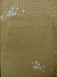 Photo4: K0818S Used Japanese Pale Light Brown KOMON dyed / Silk. Court carriage,   (Grade C) (4)