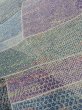 Photo8: K0818V Used Japanese Pale Heather Purple KOMON dyed / Silk. Abstract pattern,   (Grade C) (8)