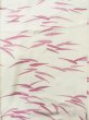Photo5: K0820I Used Japanese   Off White KOMON dyed / Silk. Abstract pattern   (Grade C) (5)