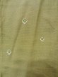 Photo3: K0820Y Used Japanese Pale  Kahki KOMON dyed / Cotton. Dot,   (Grade C) (3)