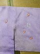 Photo14: K0821D Used Japanese   Wisteria KOMON dyed / Silk. Dapple pattern   (Grade C) (14)