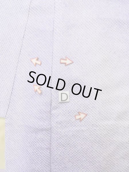 Photo15: K0821D Used Japanese   Wisteria KOMON dyed / Silk. Dapple pattern   (Grade C) (15)