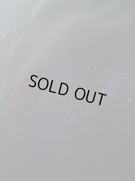 Photo7: K1008L Used Japanese   Black HAORI short jacket / Silk. Mountain,   (Grade B) (7)