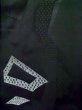 Photo5: Mint K1008S Used Japanese   Black HAORI short jacket / Silk. Abstract pattern   (Grade A) (5)