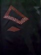 Photo6: Mint K1008S Used Japanese   Black HAORI short jacket / Silk. Abstract pattern   (Grade A) (6)