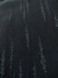 Photo10: K1008Z Used Japanese   Black HAORI short jacket / Silk. Abstract pattern   (Grade B) (10)