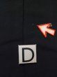 Photo17: K1009C Used Japanese   Black HAORI short jacket / Silk. Colud   (Grade C) (17)