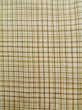 Photo6: K1014L Used Japanese   Cream HAORI short jacket / Silk. Plaid Checks   (Grade C) (6)
