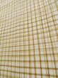 Photo10: K1014L Used Japanese   Cream HAORI short jacket / Silk. Plaid Checks   (Grade C) (10)