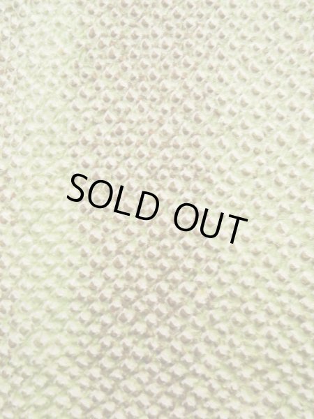 Photo5: K1020B Used Japanese   Brown HAORI short jacket / Silk. Dapple pattern,   (Grade B) (5)