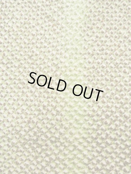 Photo6: K1020B Used Japanese   Brown HAORI short jacket / Silk. Dapple pattern,   (Grade B) (6)