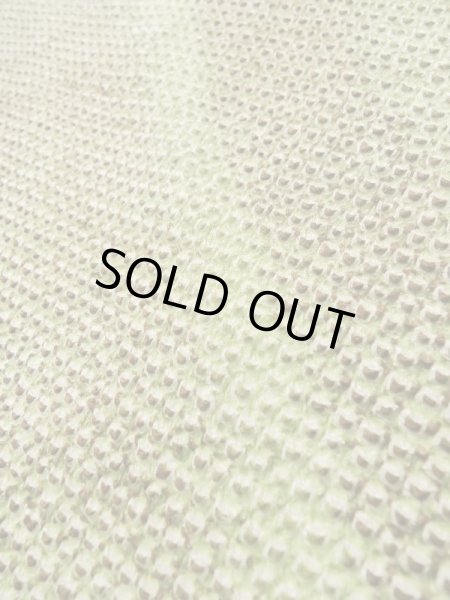 Photo9: K1020B Used Japanese   Brown HAORI short jacket / Silk. Dapple pattern,   (Grade B) (9)