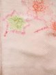Photo3: K1020G Used Japanese Light  Pink HAORI short jacket / Silk. Flower,   (Grade C) (3)